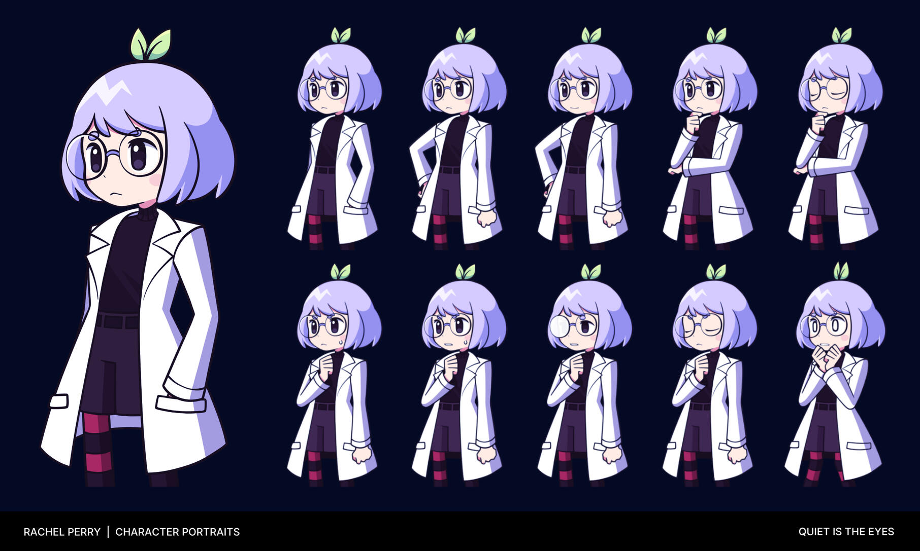 Character portraits.