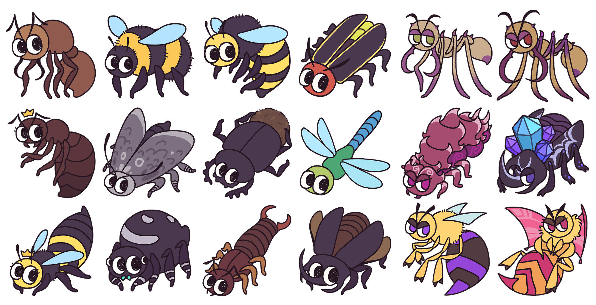 Bug stickers.